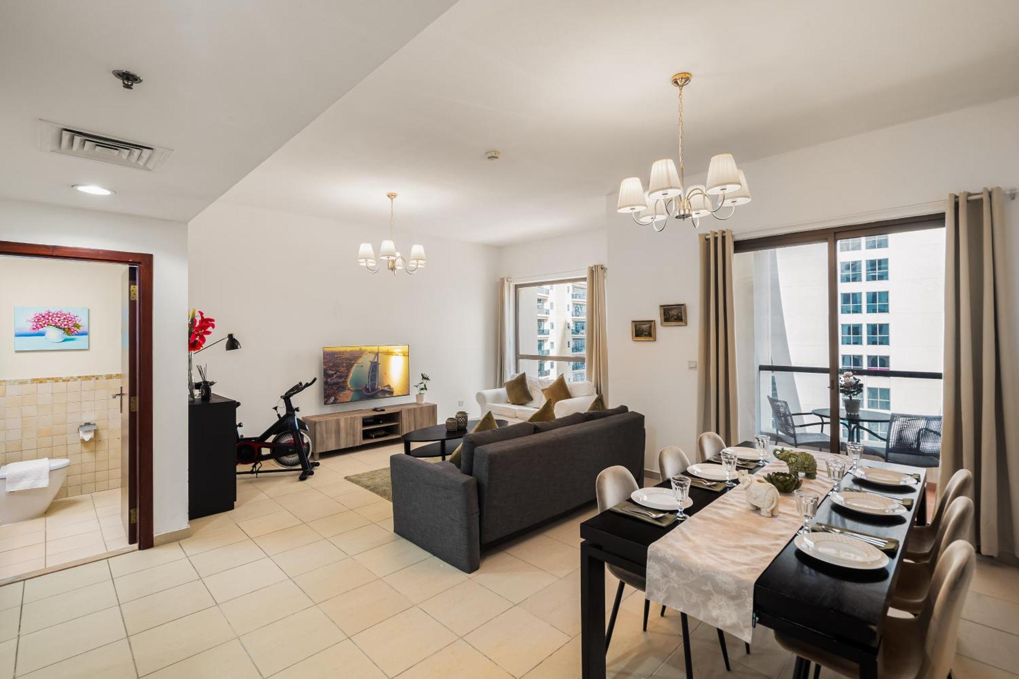 Beautiful 2Br & 4Br Apartments On Jbr Beach, Walking Distance To Bluewaters Island - By Sunkissed Holiday Homes Dubaj Zewnętrze zdjęcie